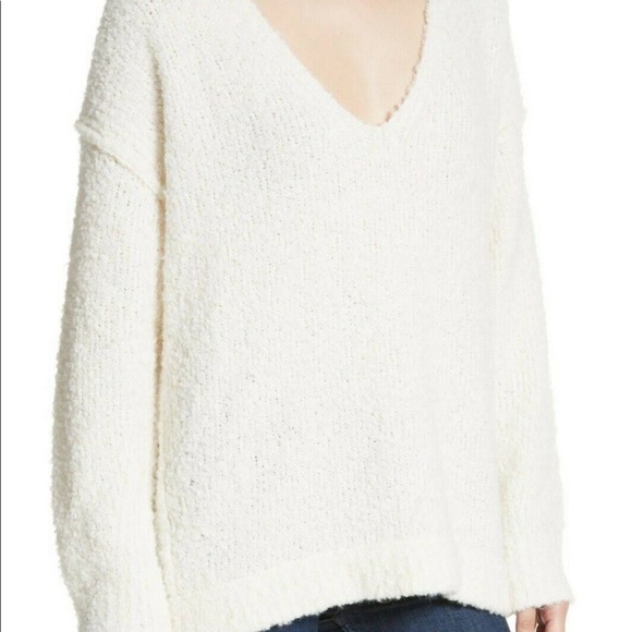 Free People Lofty V-neck Sweater - EUC - Picture 1 of 3